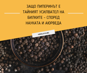 Защо пиперинът е тайният усилвател на билките – според науката и Аюрведа