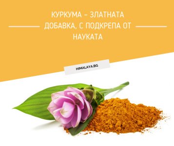 Куркума – Златната добавка, с подкрепа от науката