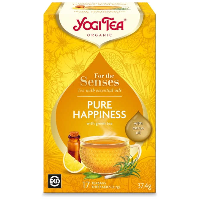 Yogi Tea Био Чай Истинско Щастие, 17пакетчета