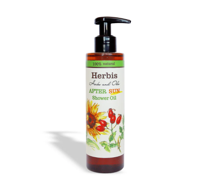 After Sun Shower Oil, Herbis, 200 ml