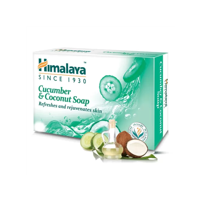 Освежаващ сапун с краставица, Himalaya Wellness, 75 g