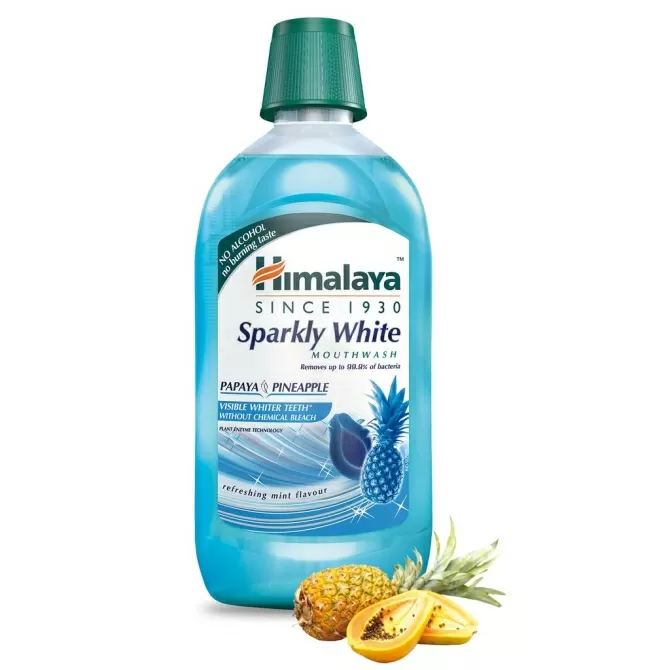 Избелваща вода за уста Sparkly White, Himalaya Wellness, 450 ml