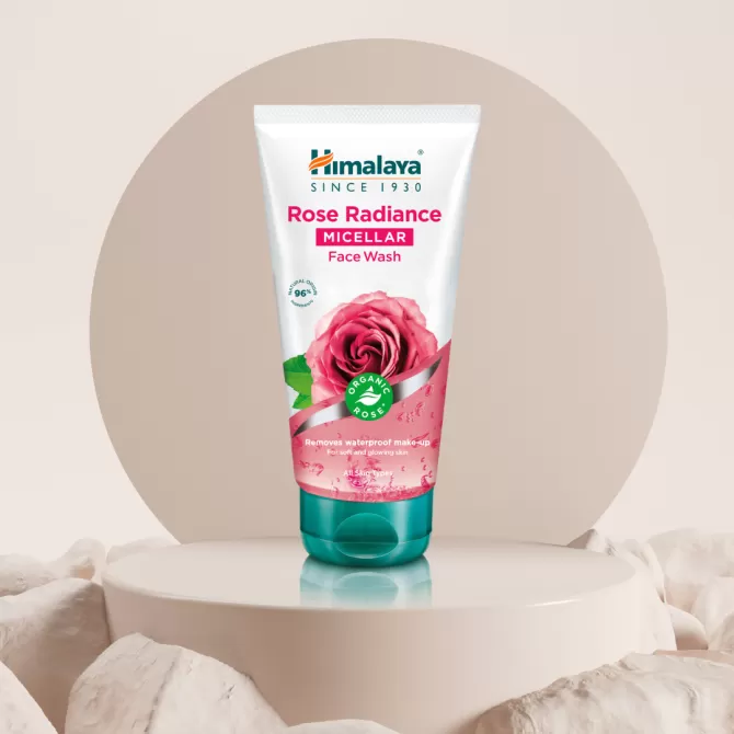 Rose Radiance Micellar Face Wash, Himalaya Wellness, 150 ml