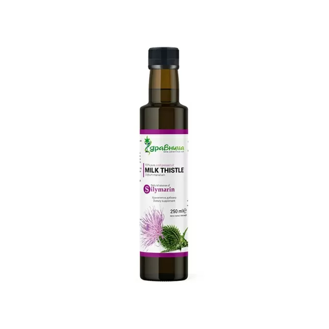 Масло от бял трън, студено пресовано, Здравница, 250 ml