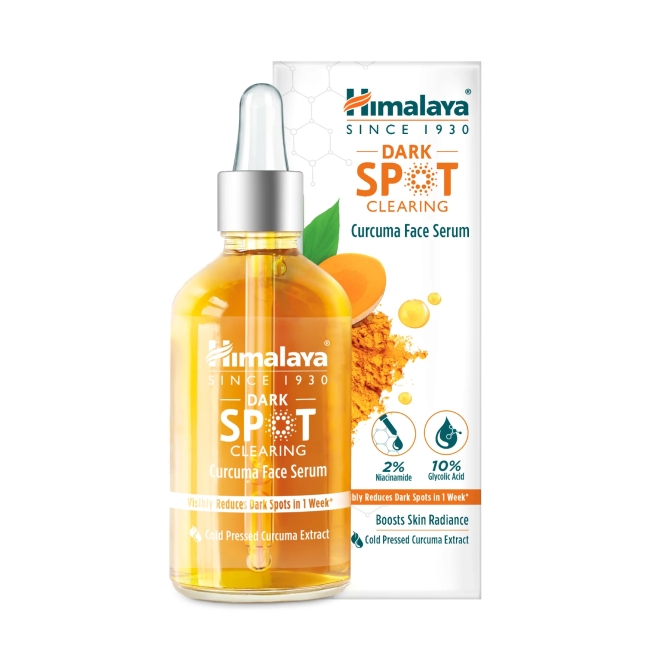 Dark Spot Clearing Curcuma Face Serum, Himalaya Wellness, 30 ml