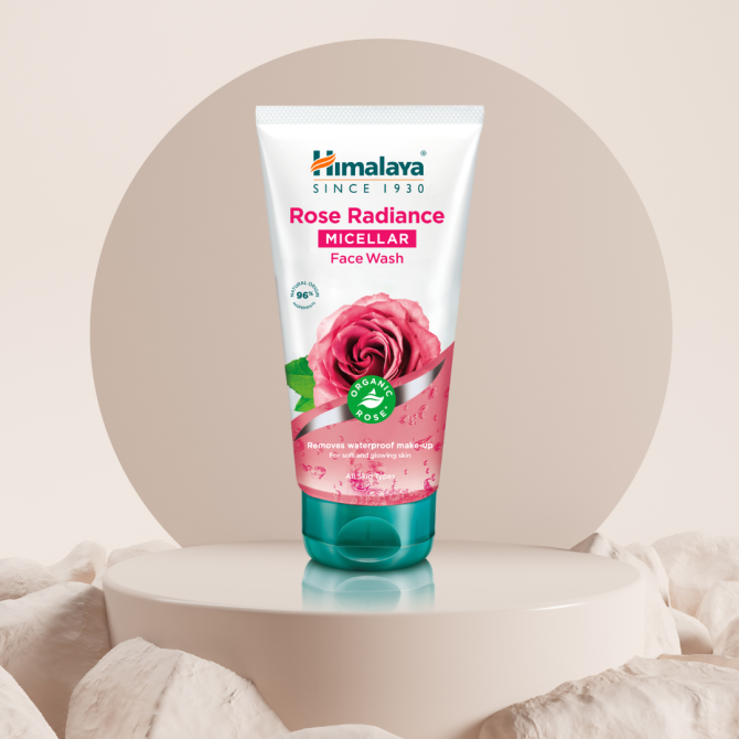 Мицеларен гел за измиване на лице с РОЗА, Himalaya, 150 ml