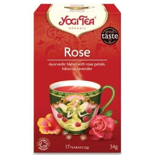 Yogi Tea, Rose, 17 teabags