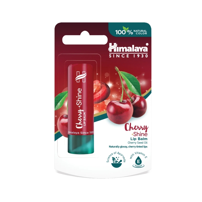Балсам за устни Черешов блясък стик, Himalaya Wellness, 4.5 g