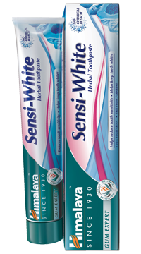 Sensi White herbal toothpaste, Himalaya, 75 ml
