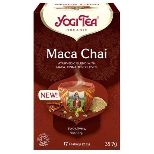 Yogi Tea Био Аюрведичен Чай Мака, 17 пакетчета