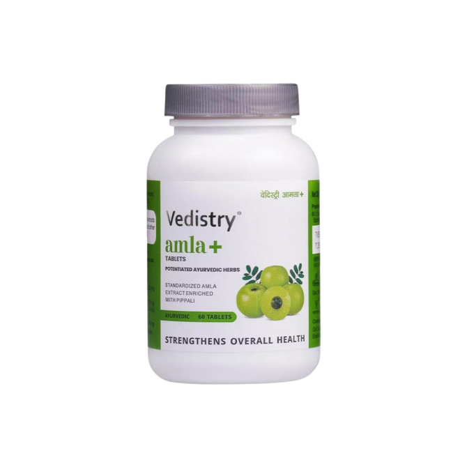 2+1 FREE Amla + (Amalaki + Long Pepper), Vedistry, 60 tabs