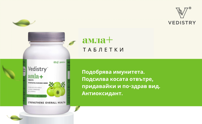 2+1 FREE Amla + (Amalaki + Long Pepper), Vedistry, 60 tabs