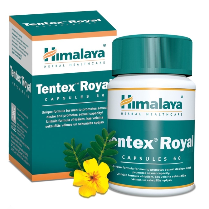 Tentex Royal, Himalaya Wellness, 60 Caps