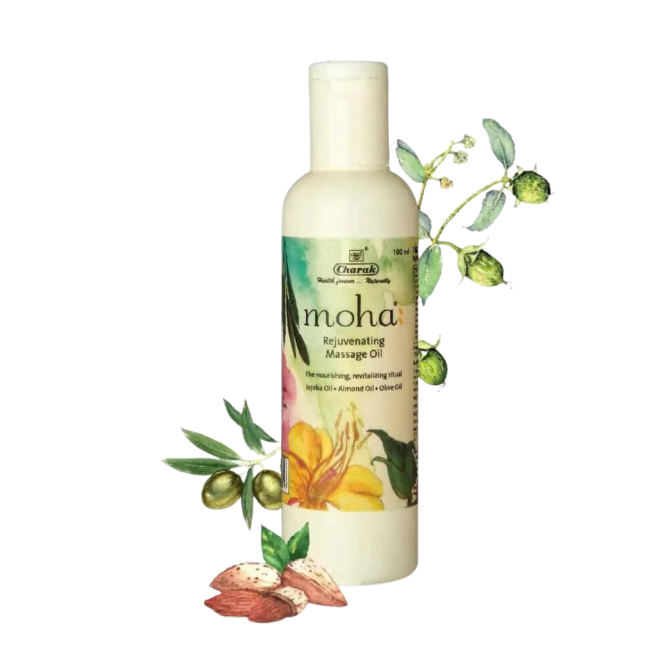 Подмладяващо масажно масло МОХА, Charak Pharma, 100 ml