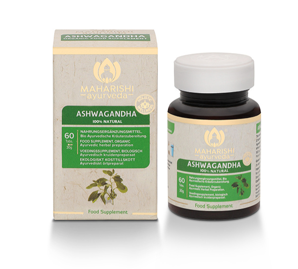 ORGANIC ASHWAGANDHA, Maharishi Ayurveda, 60 tabs