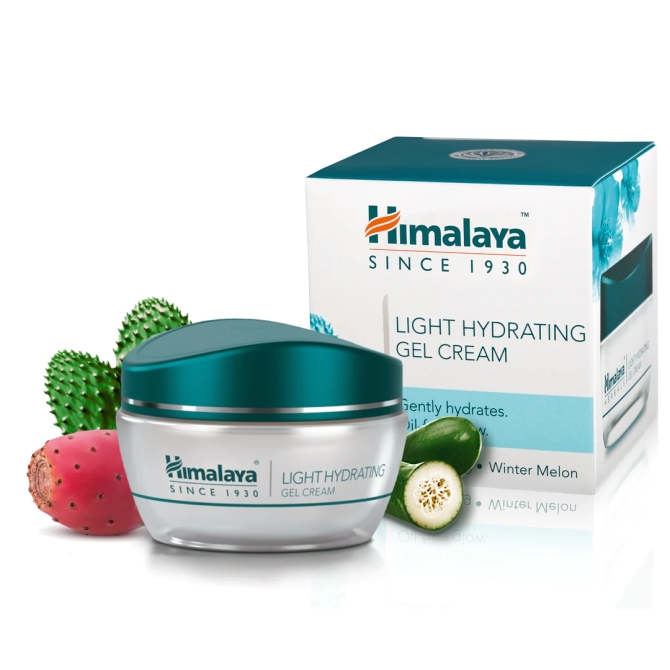 Лек хидратиращ гел крем за лице, Himalaya Wellness,  50 g