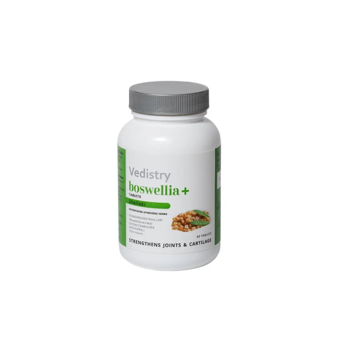 Buy 1, Take 2 Boswellia  + (Shallaki+ Long Pepper), Vedistry, 60 tabs - BUY 2 