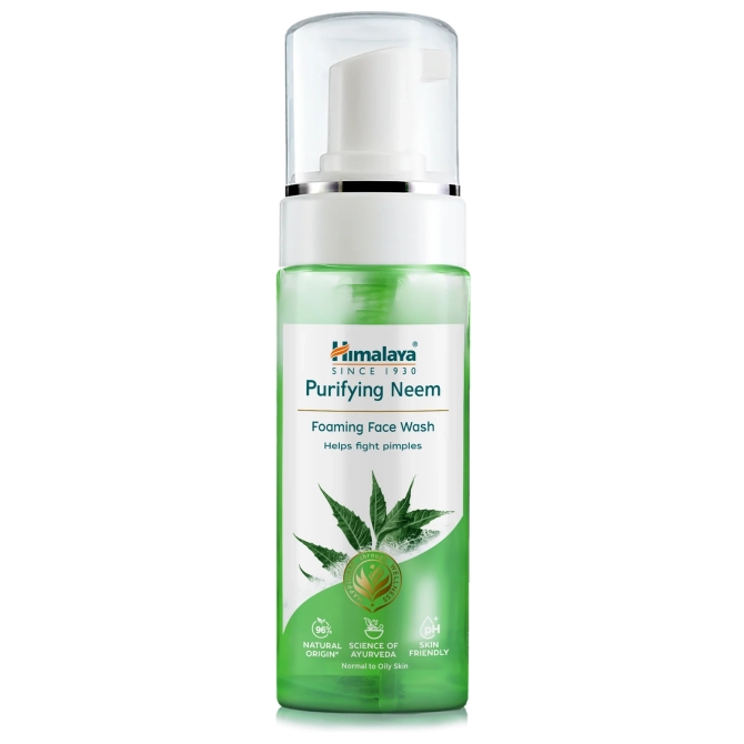 Измиваща пяна за лице с нийм, Himalaya Wellness, 150 ml