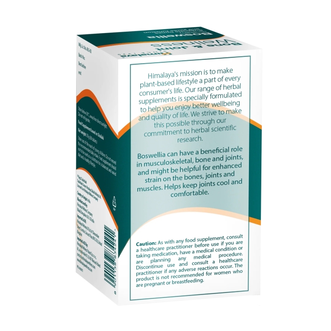 Bone & Joint Wellness Boswellia, 60 tabs, Himalaya Wellness
