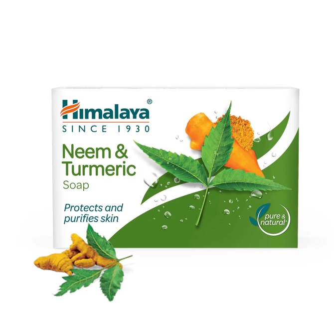 Сапун с нийм и куркума, Himalaya Wellness, 75 g