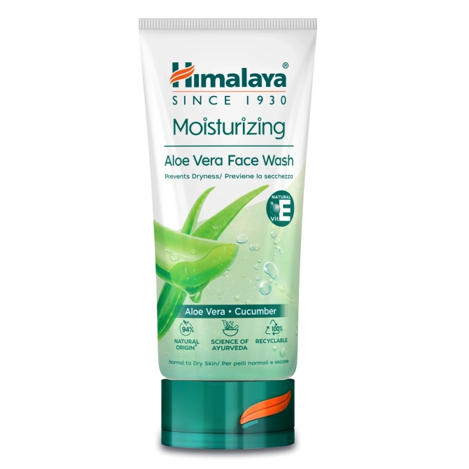 Moisturizing Aloe Vera Face Wash, Himalaya Wellness, 150 ml