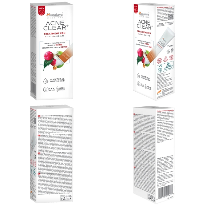 Acne Clear + Treatment Pen, Himalaya Wellness, 15 ml