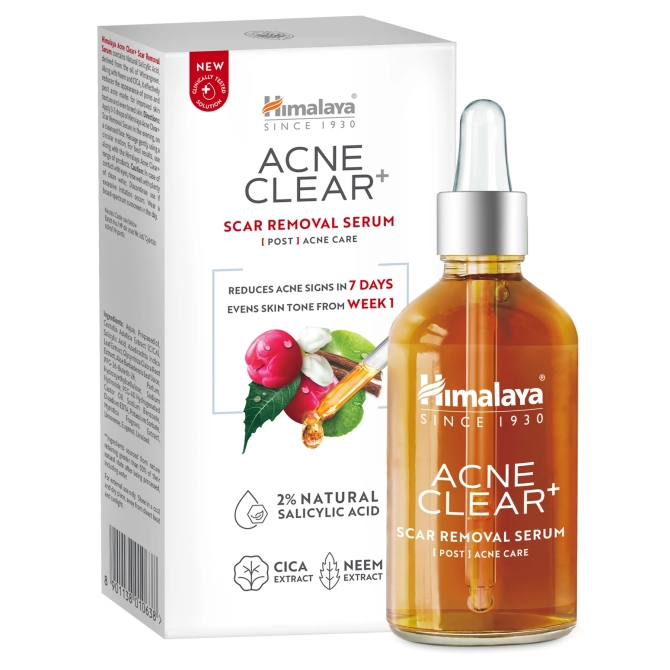 Acne Clear + Серум за премахване на белези, Himalaya Wellness, 30 ml