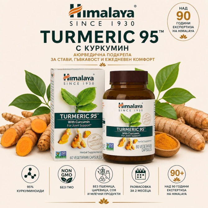 Turmeric 95, 60 tablets (2 months supply), Himalaya Wellness