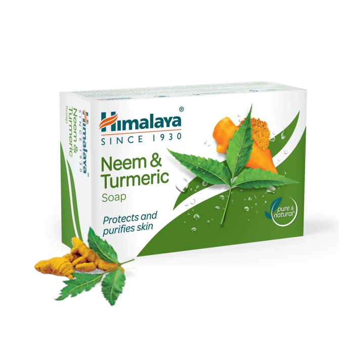 Сапун с нийм и куркума, Himalaya Wellness, 75 g