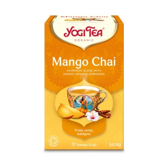 Био Аюрведичен Чай Mango, 17пак , Yogi Tea